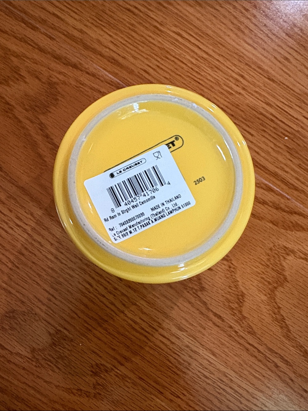 Le Creuset Straight Wall Ramekin in Camomille - Picture 3 of 9